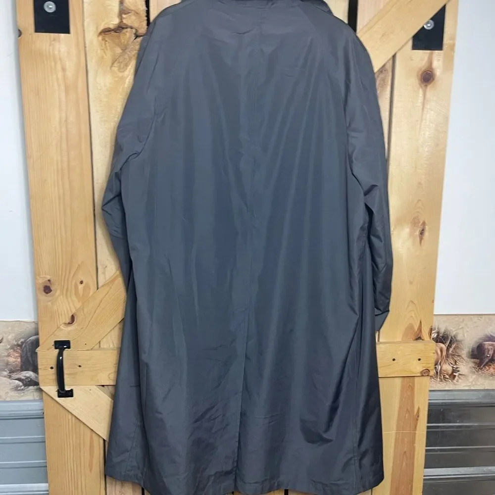 Hart Schaffner Marx New York Chicago Trench Coat Removable Lining Jacket